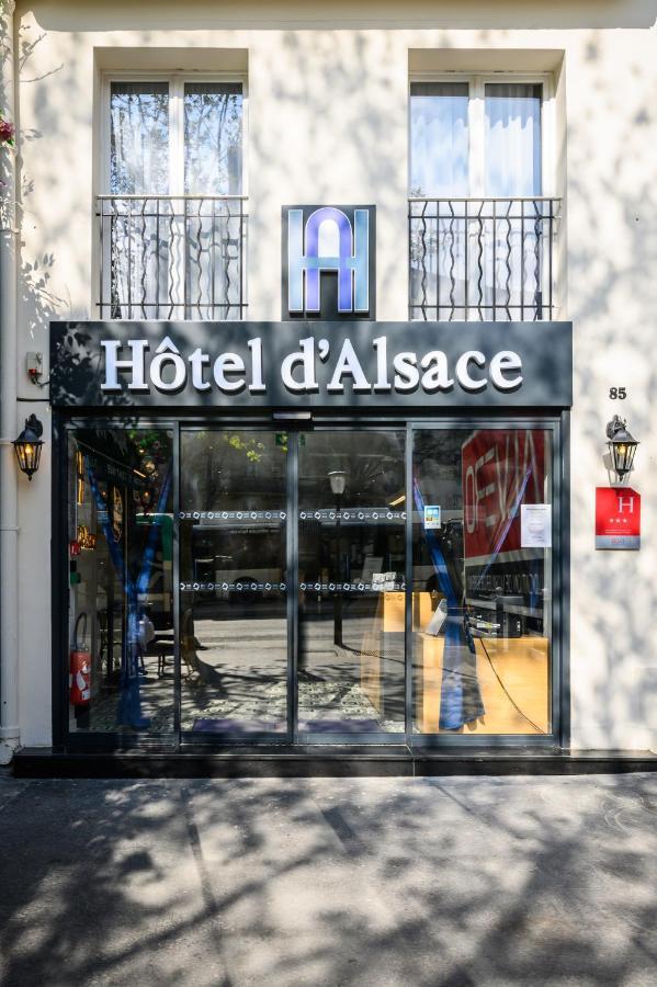 Hotel D'Alsace Paris Eksteriør bilde